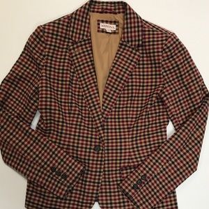 Checkered Blazer